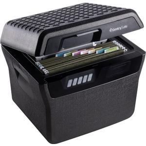SentrySafe Charcoal Gray Waterproof and Fireproof Safe, Lock Box with Keypad for Documents and Hanging File Folders, Exterior: 14.1 x 16.6 x 13.8 Inches, FHW40300