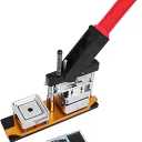 Fridge Magnets Badge Maker Machine 50 * 50MM, DIY Photo Magnet Machine,Used to Decorate Refrigerators, Any Iron Furniture,5 * 5cm Acrylic Magnetic Consumables 100 Sets