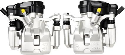 2PCS Left Right Rear Disc Brake Caliper w/Motor Compatible with 2016-2023 Mazda CX-5 2.0L 2.2L 2.5L Replace KAY02671XA, KAY02661XA