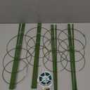 TOCCYARD 4 Pack Plant Support Tomato Cages for Garden, 18 Inches Small Tomato Cages and Supports with Adjustable Rings for Garden Pots, Plant Stakes Tomato Trellis Rings for Climbing Plants