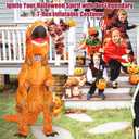 viwzon Inflatable Dinosaur Costume Adult&Kid, Blow Up Trex Costume for Parties Cosplay Funny Inflatable Suit, Kids Size
