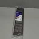 3x14'' Aluminum Louvered Ventilation Grille Air Vent - Bronze (Almost Black) Square Vent Cover Grille (400x100mm)