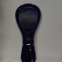 GDCZ Porcelain Spoon Rest - Large Spoon Holder Utensil Rest for Kitchen Counter Stove Top, Navy