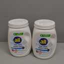 all free clear, Original, MIGHTY PACS Laundry Detergent Pacs for Sensitive Skin, Unscented and Hypoallergenic, 66 Count (Pack of 2)