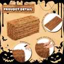 Cinnvoice 1 Pcs 20 x 9 x 8 Inch Fall Halloween Decorative Straw Hay Bale