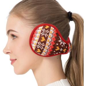 Venswell Knit Ear Muffs for Winter Women Men Soft Earmuffs Cold Weather Fleece Ear Warmers Cover Foldable & Adjustable