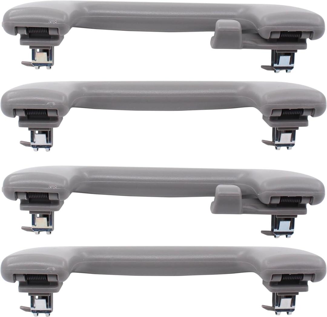 ApplianPar 4Pcs Gray Front and Rear Driver Passenger Side Inner Roof Pull Handle for RAV4 Camry Corolla Highlander Land Cruiser Prius Yaris