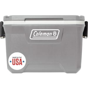 Coleman Classic Series Insulated Portable Cooler, Leak-Resistant Outdoor Hard Cooler Keeps Ice up to 5 Days, 52/70/120/150 Quart (Rock Grey)