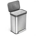 Home Zone Living 13 Gallon Kitchen Trash Can with Step Pedal