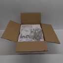 Plug in Crystal Ceramic White Chandelier, Glass Chandeliers,White crystal Hanging Pendant Light with Clear Cord and On/Off, 4 Light Crystal Chandelier for wedding, Kitchen, Dining,Foyer, Mini room