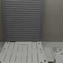 Weatherproof Insulated Outdoor Cat House for Feral Cat, Plastic Elevated Cat Shelter with Escape Door, Easy Assemble, Expansive Interior Grey 22.0" L x 21.0" W x 16.0" H