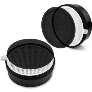 LV-H132 Replacement Filter for LEVOIT Air Purifier Replacement Filter LV-H132-RF, Funmit 3-in-1 H13 True HEPA Filter Replacement, 2 Pack