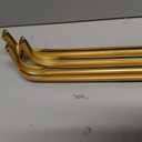 Wesiti 4 Packs Curtain Rod Bulk for Windows, 36-60 Inch, Gold
