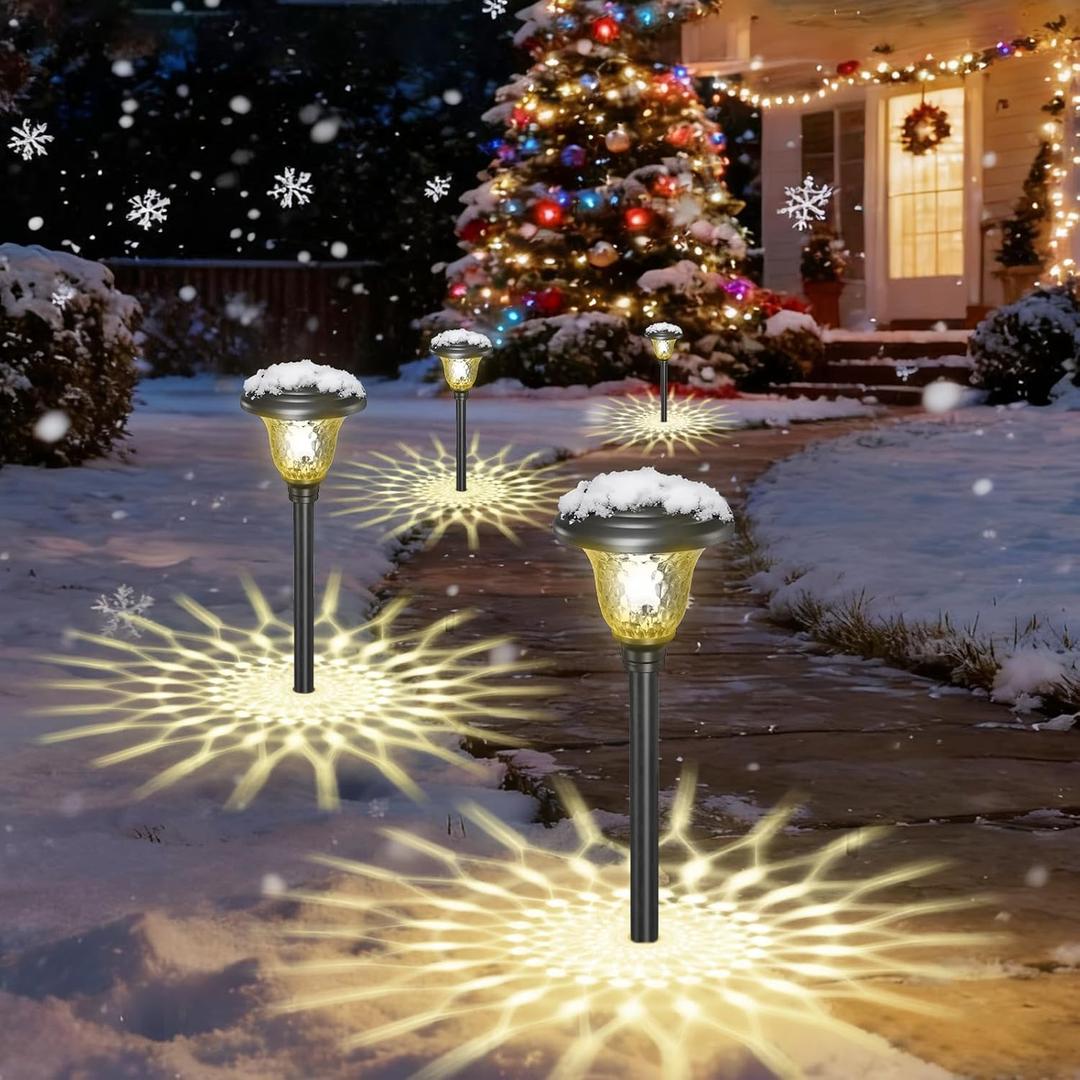 Beau Jardin 8 Pack Solar Pathway Lights Stainless Steel Outdoor Solar Powered Light Waterproof Glass High Lumen for Garden Landscape Path Yard Walkway Patio Driveway Outside White Color Changing Black Beau Jardin 8 Pack Solar Pathway Lights Stainless Steel Outdoor Solar Powered Light Waterproof Glass High Lumen for Garden Landscape Path Yard Walkway Patio Driveway Outside White Color Changing Black