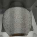 Rustic White Ceramic Vase Farmhouse Round Flower Clay Pottery Large Terracotta Floor Vases for Decorative Centerpiece Vintage Home Decor Aesthetic for Living Room Bedroom Table Entryway