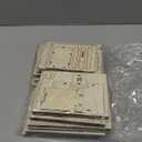 Hiboom 12 Pcs DIY Christmas Village Sets Wood Rustic Church Christmas Mini Wooden House Gift for Winter Xmas Party Crafts Decorations