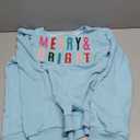 Merry and Bright Sweatshirt - Colorful Letters Christmas Sweater, Womens Holiday Sweatshirts 2XL