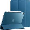 JETech Case for iPad Air 11-Inch M3/M2 (2025/2024), iPad Air 5/4 (2022/2020 5th/4th Generation 10.9-Inch), Slim Stand Hard Back Shell Cover with Auto Wake/Sleep (Blue)