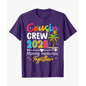 Cousin Crew 2026 Making Memories Family Matching Vacation T-Shirt Size 4T