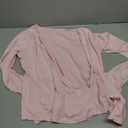 Women Ballet Pilates Wrap Tops Long Sleeve Tie Front Crop Shirts Y2K Dance Workout Yoga Going Out Tops