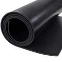 TORRAMI Neoprene Rubber Sheet Roll 1/8 (.125) Inch Thick x 12 Inch Wide x 48 Inch Long for DIY Gaskets, Pads, Seals, Crafts, Flooring,Cushioning of Anti-Vibration, Anti-Slip