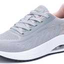 IIV Womens Air Walking Shoes Arch Support Casual Gym Workout Orthotic Fashion Sneakers for Plantar Fasciitis Pain Relief  Size 10