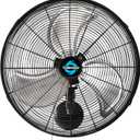 Tornado 20 Inch Pro Series High Velocity Oscillating Wall Mount Fan For Industrial, Commercial, Residential Use 3 Speed 5250 CFM UL Safety Listed
