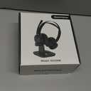 Wireless Headset with Mic for Work(Upgrade Volume Knob & Charging Indicator), Bluetooth Headset with Microphone for PC, with Noise Cancelling/Mute/USB for Call Center/Office/Home/Computer/Teams/Zoom (Black)