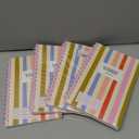 Sweetzer & Orange Academic Planner 2025-2026  Student Planner for August 2025 to July 2026  Weekly & Monthly Layout  Sturdy Cover & Stickers  Multicolor Stripes Design  5.5 x 8.5 (Striped)