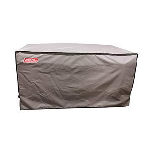 XL Storage Box cover with Straps and Handles, Waterproof Heavy Duty Outdoor Furniture Cover for Keter, Suncast, Lifetime Storage Box (Deck Box Cover, 63"(L)26"(D)28.3"(H)) Black