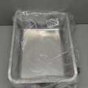 Stainless Steel Litter Box with High Sided, Metal Cat Litter Box, Odor-Free, Non-Stick Litterbox Pan, Easy to Clean Pet Supplies Toilet Tray for Indoor Cats, Kittens or Multicat Homes (16.93"L x 12.99"W x 5.12"H)