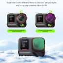 PL Polarizing Filter for Insta360 Ace Pro2, Circular Polarizer Lens Eliminates Glare & Reflections, Enhances Color Saturation for Water & Sky, HD Multi-Coated Glass