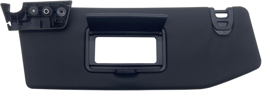 Driver Side Sun Visor Without Light Replacement Fits for Jeep Wrangler JR Gladiator 2018 2019 2020 2021 2022 2023 Replace 6BR80TX7AQ with Makeup Mirror(Left Driver Side (NO Light)