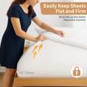 breakdark Lock Sheet Holders, Bed Sheet Holders, Fitted Sheet Holders for Corners Keep Sheets Firm & Tight Plastic Durable Heavy Duty Bedroom Bed Sheet Clips Fit All Mattress Easy Installation (Blue)