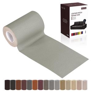 Leather Repair Patch Tape,  3 x 61 Inches Self Adhesive Leather Repair Kit for Furniture, Car Seat,Vinyl Leather Repair Kit for Office Chairs, Couch, Sofa, Luggage