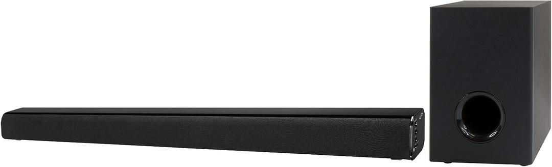 iLive Electronics 2.1 Channel 37-Inch Wireless Bluetooth Speaker Bar with Subwoofer, Black, Wall Mountable (ITBSW399B)