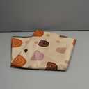 Blissful Diary Baby Splat Mat for Under High Chair, 50.4 x 50.4 Inch Wipeable Splash Mat, Waterproof and Washable, Anti-Slip Floor Protector, Boho Rainbow