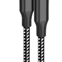 USB C Cable Fast Charging, 3 Pack 10FT USB C to USB C Cable, 60W Type C Nylon Braided Charger Cable for iPhone 16/15/iPad MacBook CarPlay and More-(Black White)