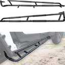 Nerf Bars Rock Sliders for RZR XP 4 1000 2024, Heavy Duty Combined Side Bumper Guard Compatible with Polaris RZR 1000 XP4 2024+ Accessories Side Steps Low Profile Tree Kickers (4 Seat)