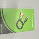 LiNKFOR RCA to HDMI Converter, 1080P AV to HDMI Converter, 16:9/4:3 Conversion Mini Composite CVBS Audio Video Adapter Supports PAL/NTSC for Wii/PS1/PS2/N64 (Female)