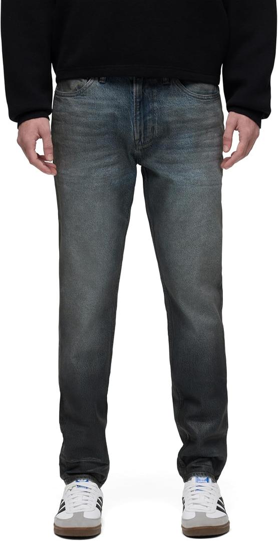 Hudson Men Zack Skinny Jean (Black, M)