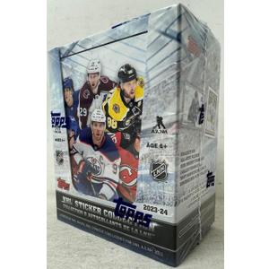 2023-2024 TOPPS NHL Hockey Sticker Collection - 50 Packs Per Box