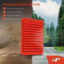 A-Premium High-performance Pre-oiled Engine Air Filter | Compatible with Toyota, Scion & Pontiac - Corolla 09-19, Matrix 09-14, Yaris 06-18, iM 2016, xD 08-14, Vibe 09-10