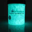 StarMaker Glow in The Dark Extreme FX Neutral Invisible Large Crystal UV Reactive Paint (Aqua)