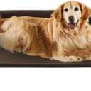 RRPETHOME Large Elevated Cooling Cot, Portable Outdoor Raised Dog Bed | Elevated cooling cot with U-shaped bolster for spine,breathable mesh,portable outdoor bed for large dogs,skid-resistant feet. 54.0"L x 34.0"W x 8.0"Th