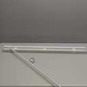 Cordless Light Filtering Mini Blind, 35 x 64 in, Pearl White