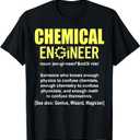 Funny Chemical Engineer Definition - Engineering Noun T-Shirt, Male S
