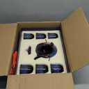 Layhit Japanese Asian Tea Set for Adults with 1 Teapot 6 Cups 1 Tray Traditional Portable Japanese Kiln Altered Glaze Porcelain Tea Set for Women Mother's Day Gifts(Blue)