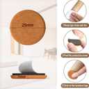 2 x Chair Leg Floor Protectors for Hardwood Floors Stronger Felt and EVA Furniture Pads Prevent Floor from Scratches Reduce Noise Furniture Sliders for Hardwood Floors 24Pcs 1 Inch (25mm)