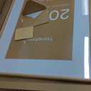 20 x 28 Natural Wood Frame, Mortise & Tenon Light Oak 20x28 Picture Frames with Mat 14x22 for Wall, 28 x 20 Solid Wooden Frame Matted to 14 x 22 inch Photo, Tempered Glass, Wall Kit, Set of 1